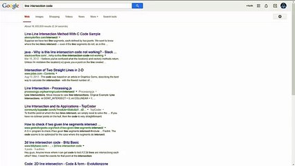 Coding Math: Episode 32 - Line Intersections Part I