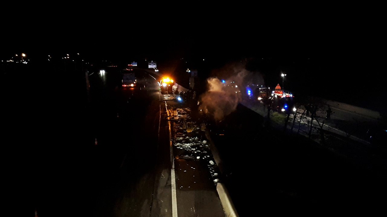 Accident de Poids lourd A7