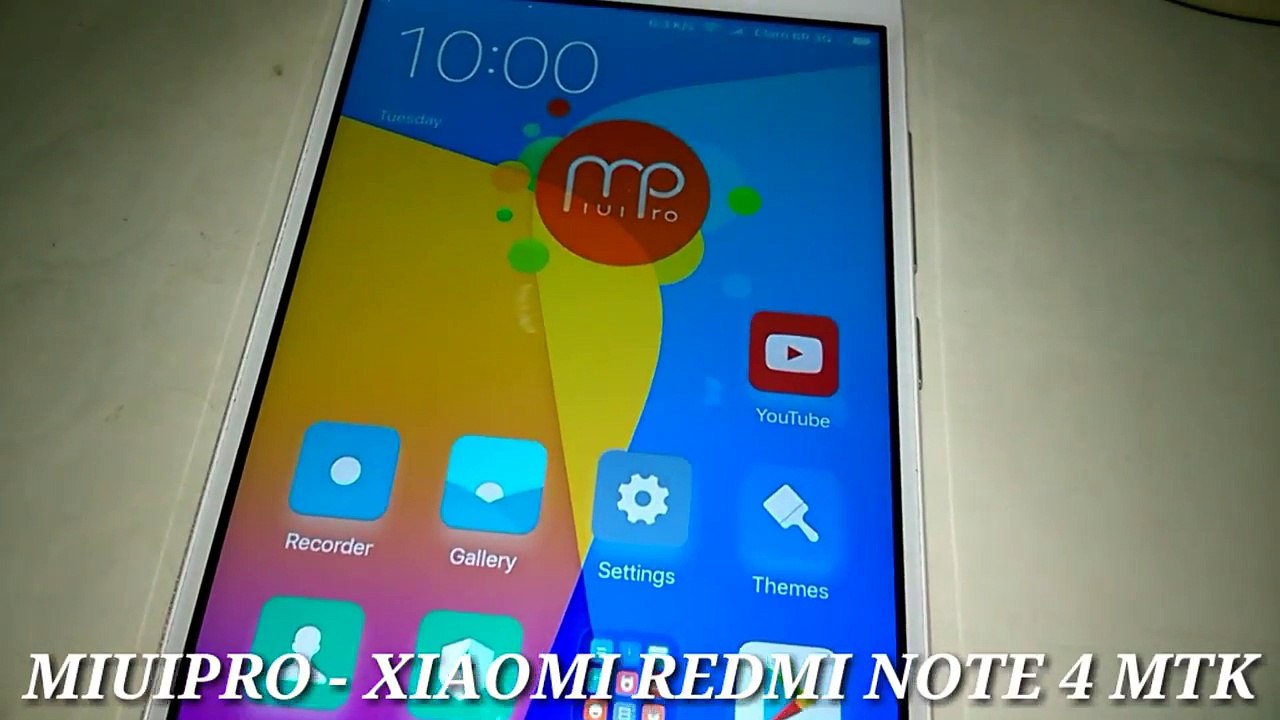 MIUIPRO V7.6.29 MENU - XIAOMI REDMI NOTE 4 MTK