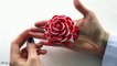 Цветок из ленты / Зажим с Цветком Канзаши, МК / DIY Kanzashi Flower Hairclip