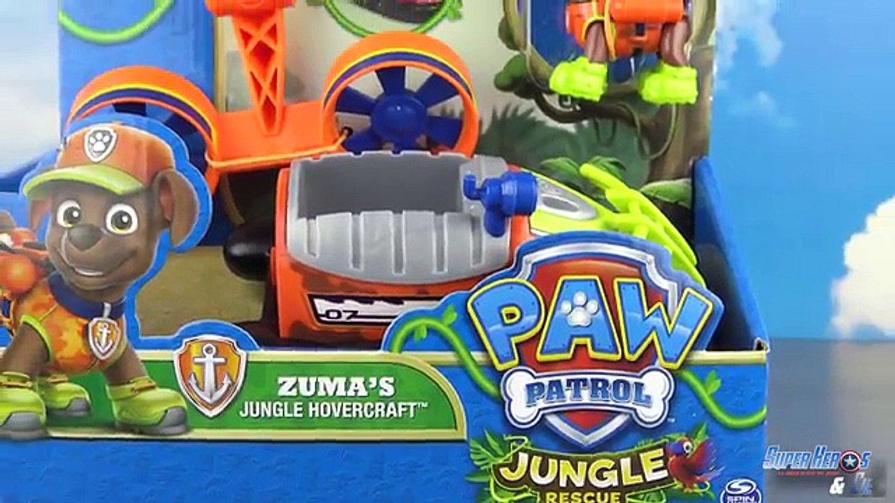Pat Patrouille Zuma Aéroglisseur Jungle Rescue Paw Patrol Hovercraft Jouet Toy Review