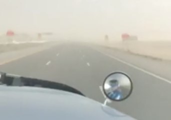 Download Video: Dust Storm Washes Over Interstate 10 in Casa Grande