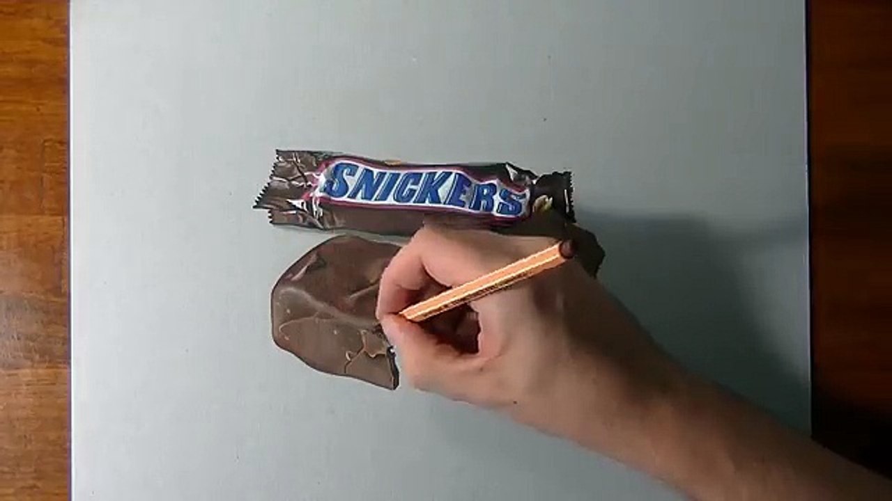 How to draw a Snickers bar video Dailymotion