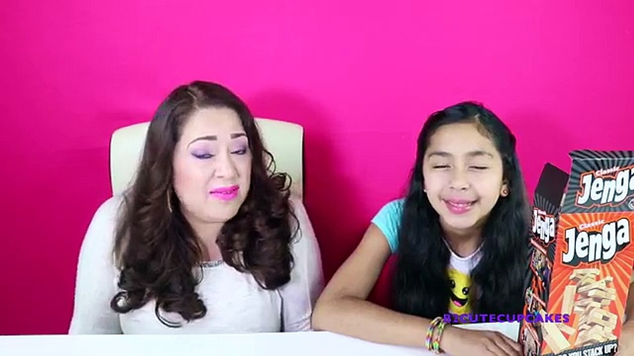 JENGA CHALLENGE!! Fun Family Games | B2cutecupcakes