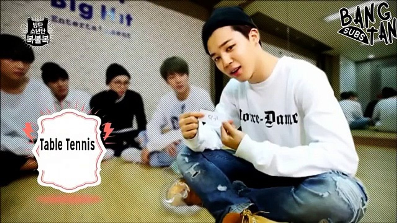150605 STARCAST BTS  Lucky Draw - EP 4 Table Tennis