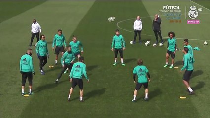 El rondo más loco del Real Madrid que hizo reír hasta a Zidane