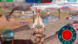 Walking War Robots Patton Gameplay: Gekkos