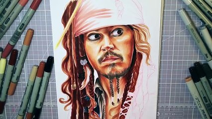 DRAW THIS AGAIN - Captain Jack Sparrow - Copic Illustration