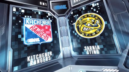 OHL Kitchener Rangers 5 at Sarnia Sting 3