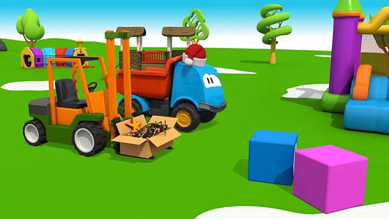 Léo le camion curieux - Le sapin de Noël | Dessins animés en français