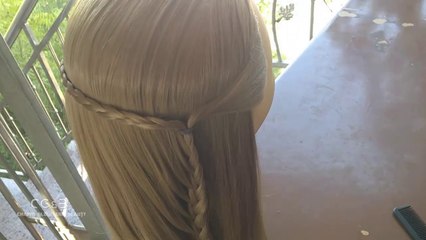 Do it yourself with your long hair, Try this new experimental hairstyle with your hair