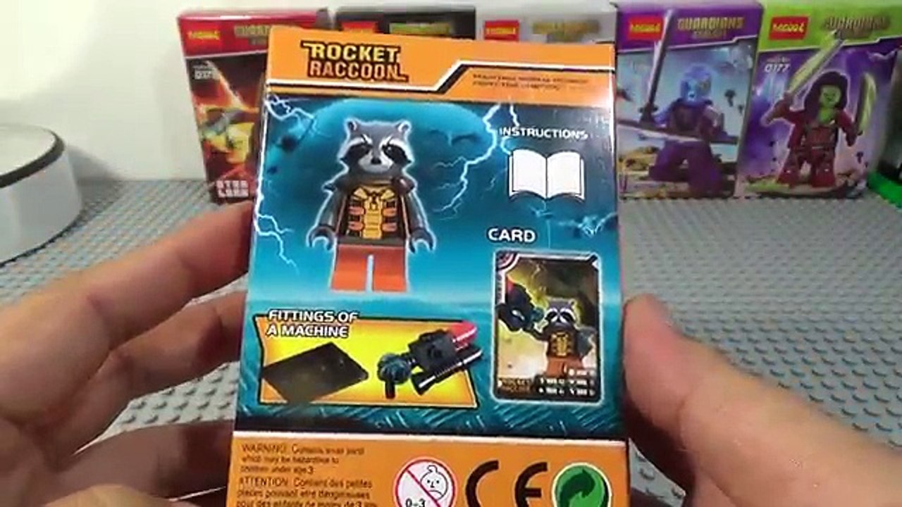 Decool 로켓라쿤 가디언즈 오브 더 갤럭시 레고 짝퉁 피규어(rocky raccoon guardian of the galaxy)