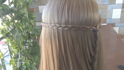 Tattoo hairstyle easy ✿ hairstyle simple and fast to do it yourself / long hair
