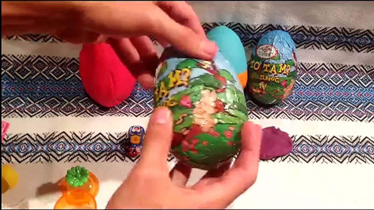 Surprise Eggs for kids. Kinder surprise. Magic kinder. Play-doh