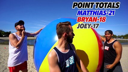 GIANT BEACH BALL RACING CHALLENGE!! - Edge Games [Day 3]