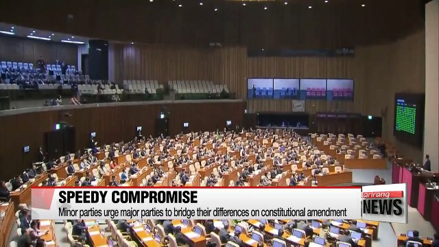 Minor parties demand major parties to settle their differences on constitutional revision