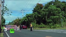 Vista aérea: La lava del volcán Kilauea sepulta áreas residenciales en Hawái