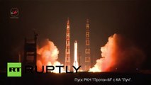 IMÁGENES DEL DESPEGUE: El cohete portador Proton-M pone en órbita un nuevo satélite