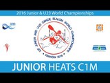 REPLAY C1M Junior Heats - 2016 Junior & U23 World Champ