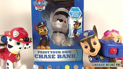 La Pat Patrouille Tirelire à Peindre Chase D.I.Y Paint Paw Patrol Chase Coin Bank