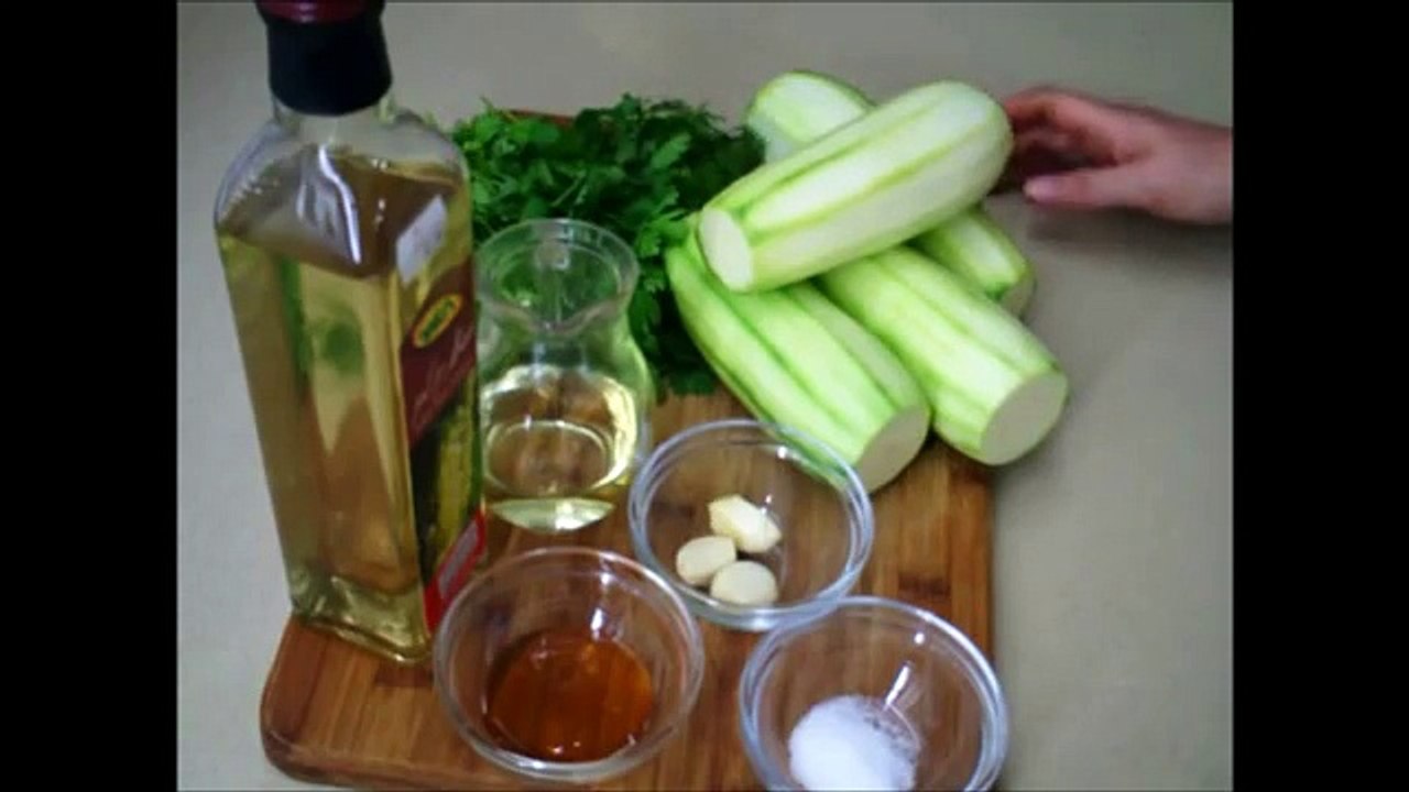 Рецепт- Волшебный кабачок (быстрый маринад для кабачков)