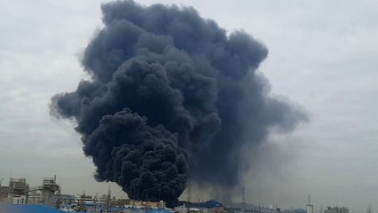 [현장영상] "검은 연기 솟구쳐"...인천 가좌동 공단 큰불 / YTN