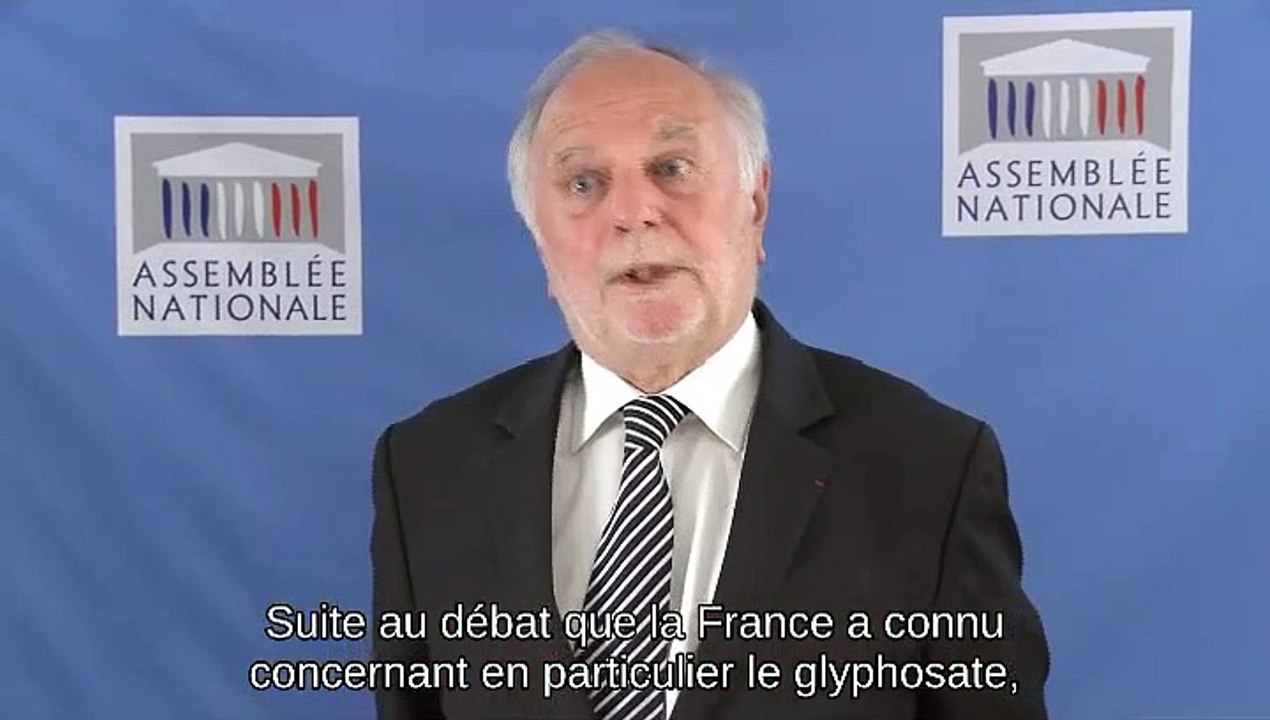 Présentation du rapport de la mission d'information commune sur les produits phytopharmaceutiques - Jeudi 12 avril 2018