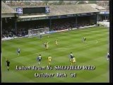 Luton Town - Sheffield Wednesday 19-10-1991 Division One