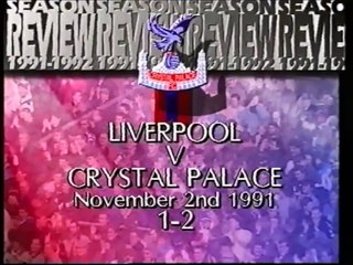Liverpool - Crystal Palace 02-11-1991 Division One