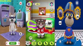 My Talking Tom VS MY TALKING DOG VS Talking Dog Max Gameplay Great Makeover for Children HD