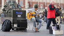 Spainish got talent -  Beautiful Spanish Guitar Street Performance Gipsy Kings Cover - YouTube