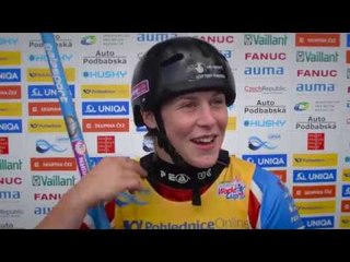 #ICFslalom 2017 Canoe World Cup 1 Prague - C1 Winner Kimberley Woods