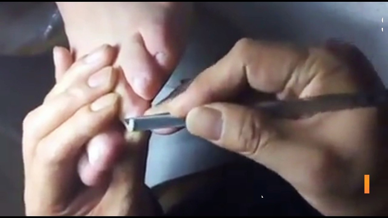 باديكير العمال إصلاح الأظافر فيديو الساقين باديكير الأظافر