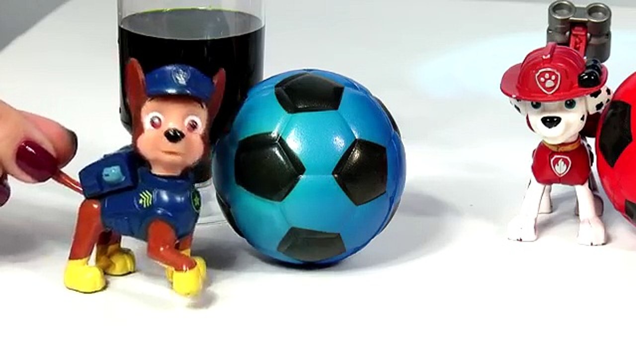 Щенячий ПатрульНовые Серии Paw Patrol Красим мячики и Учим цвета Colors For Kids