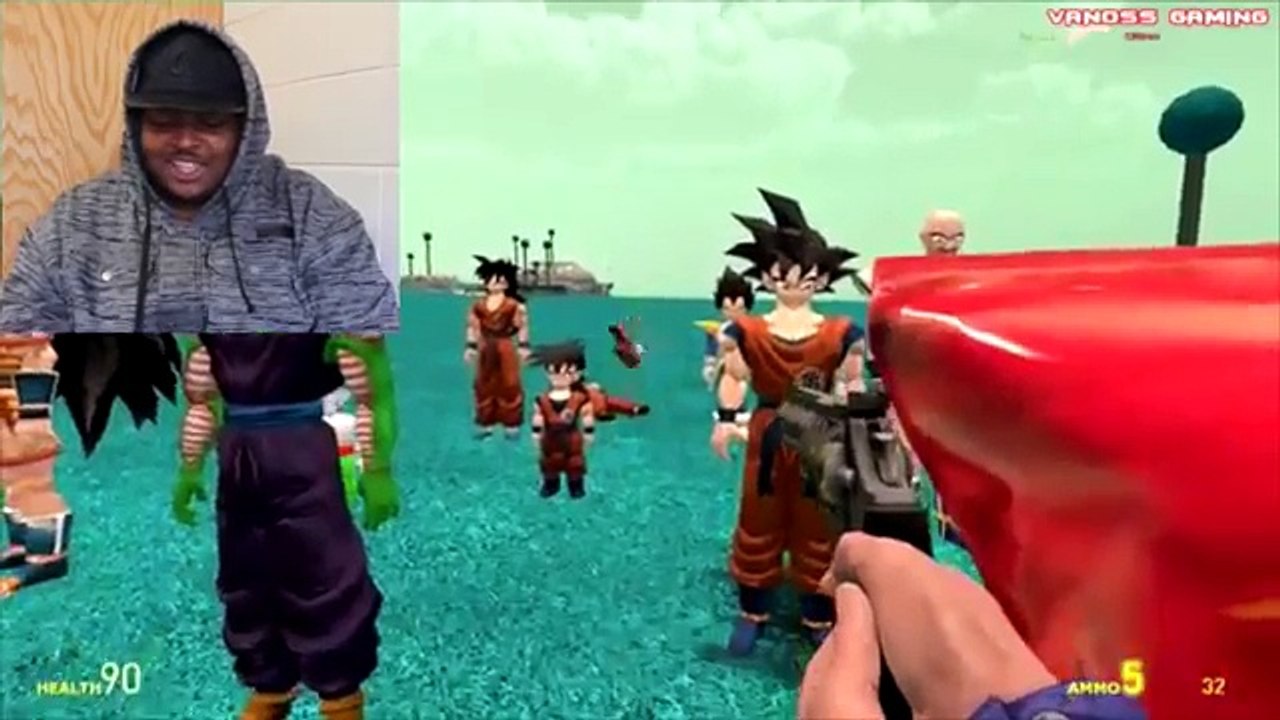 Reion to Gmod Dragon Ball Z Parody Puppet Show (VanossGaming)