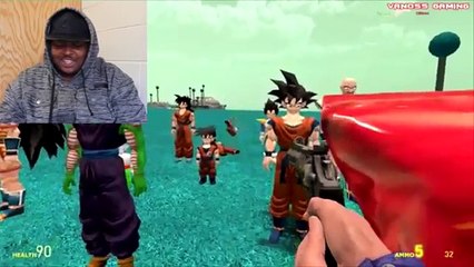 Reion to Gmod Dragon Ball Z Parody Puppet Show (VanossGaming)
