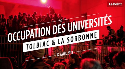 Occupation des universités : Tolbiac et la Sorbonne (Le Point)