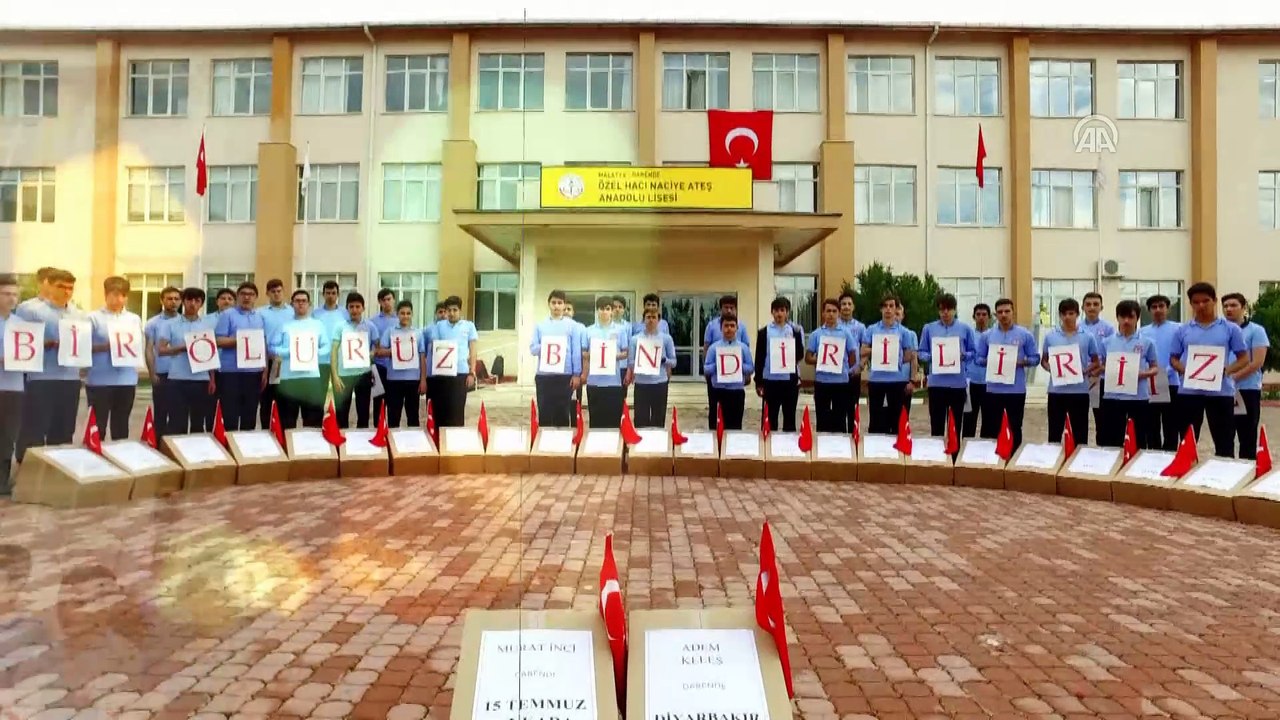 Öğrencilerden 'Afrin, Bosna ve Kudüs' koreografisi - MALATYA