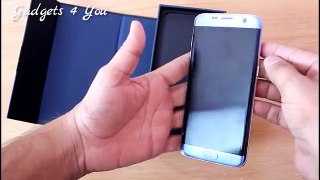 Samung S7 Edge Blue Coral Colour Unboxing II Whats New II Hindi