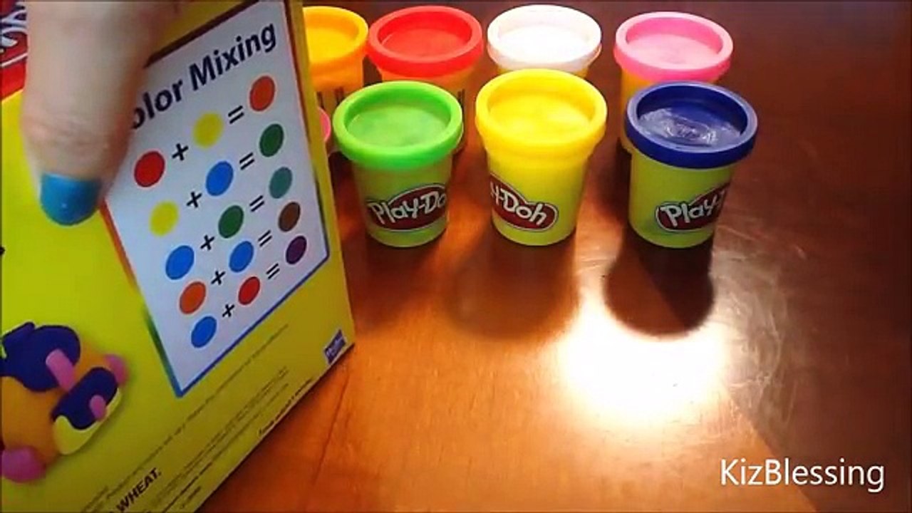 Play-Doh Rainbow Starter Pack. Color mixing. 플레이 도우 레인보우 스타터 팩. 칼라 믹싱. 색깔 섞기.