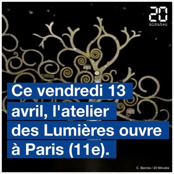 L'art numérique et immersif prend ses quartiers dans l'atelier des Lumières à Paris (11e)
