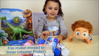 Dinosaur EGG SURPRISE OPENING The Good Dinosaur Disney Toys Surprise Eggs for Kids