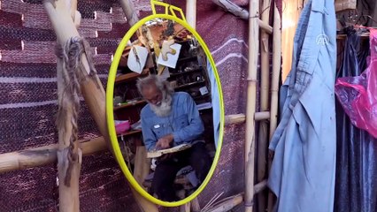 Yaşamını değiştirip yol kenarına kendi 'sarayı'nı kurdu - AYDIN