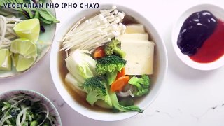 Easy PHO 3 Ways! Beef, Chicken, Veggie (Vietnamese Subtitles!)