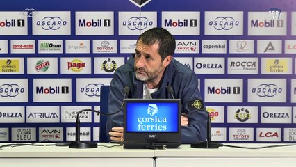 Bastia-Cannes : Conf. d'avant-match de S. Rossi