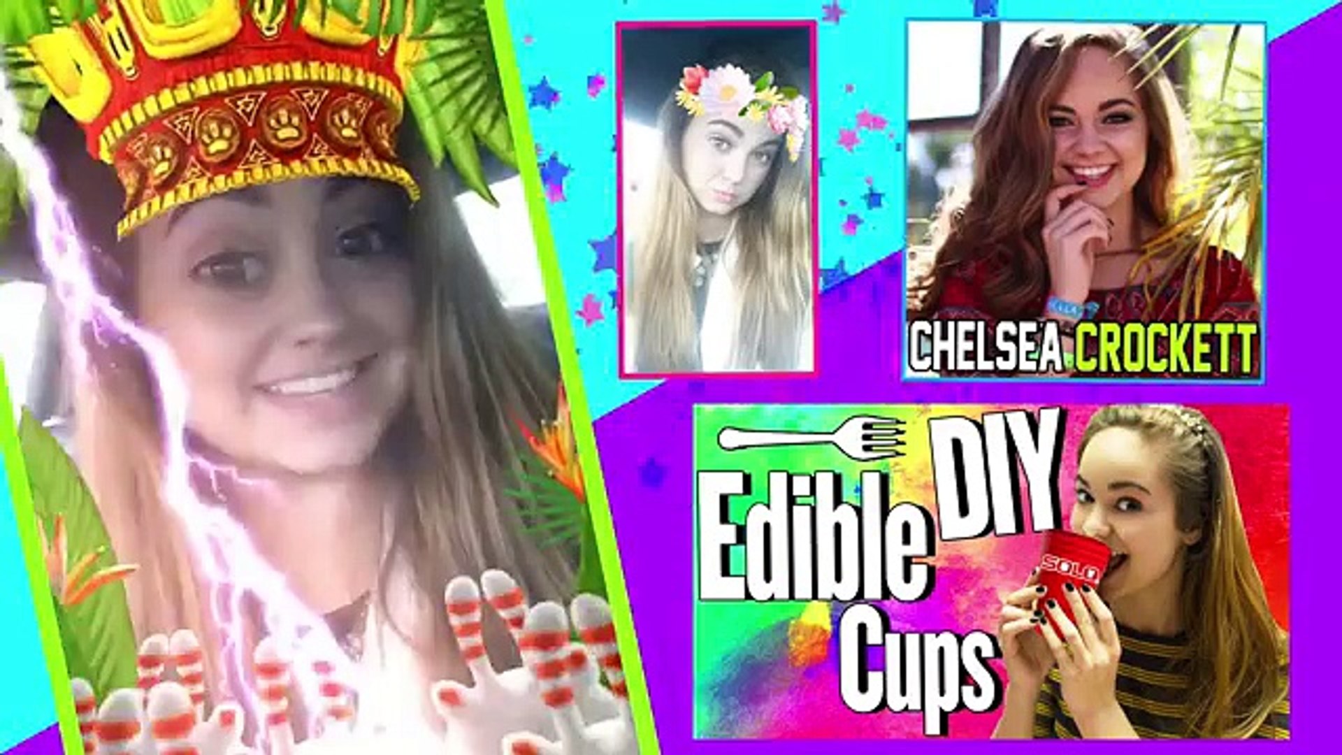 ⁣DIY Edible Snapchat Filters | EAT Snapchat | How To Make GIANT Snapchat App Edibles, Food & Trea