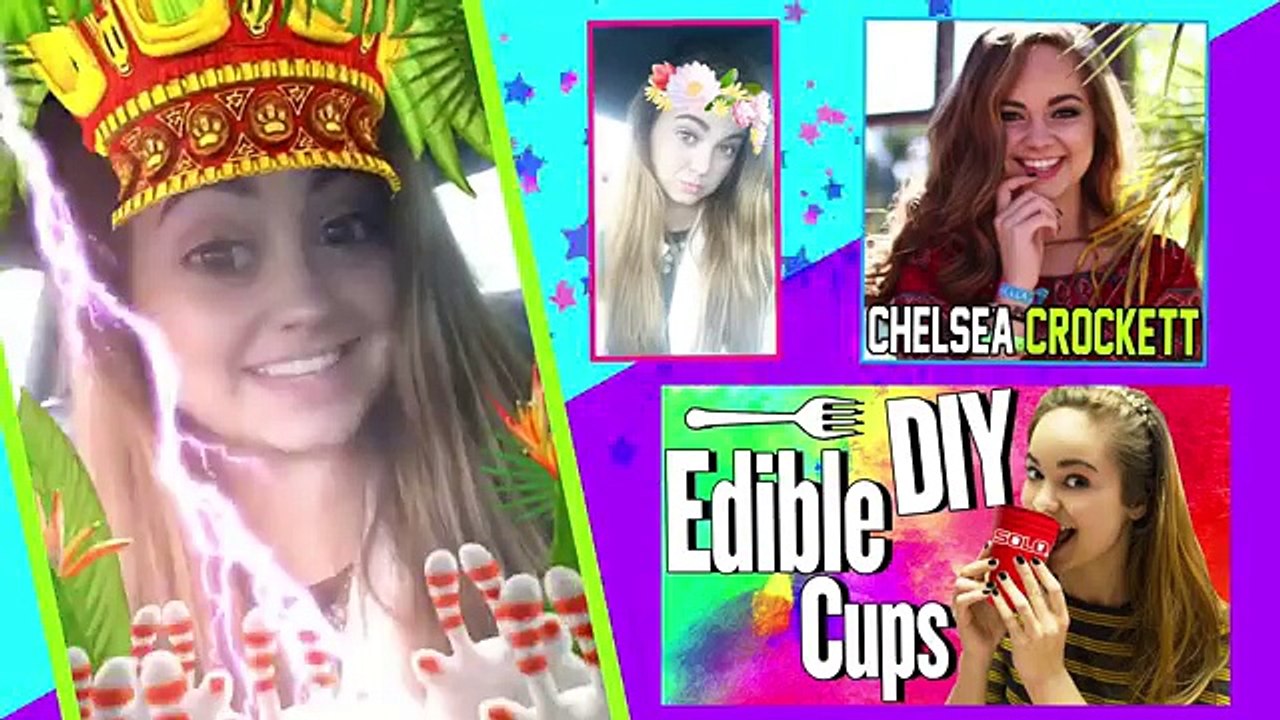 DIY Edible Snapchat Filters EAT Snapchat How To Make GIANT Snapchat