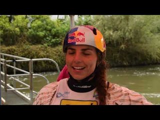 Jessica Fox after semi-final #ICFslalom 2017 Canoe World Cup Final La Seu