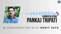 Congratulating Pankaj Tripati, in conversation with Rohit vats