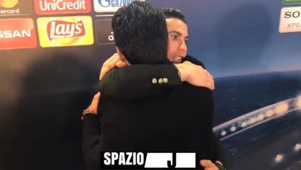 Ronaldo and Buffon embrace after Real knock out Juve